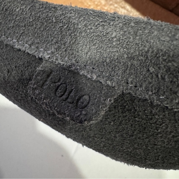 Polo Ralph Lauren fulford gray suede loafers EUC main image 11